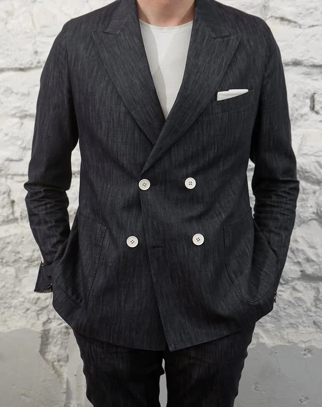 veste rayée blanche