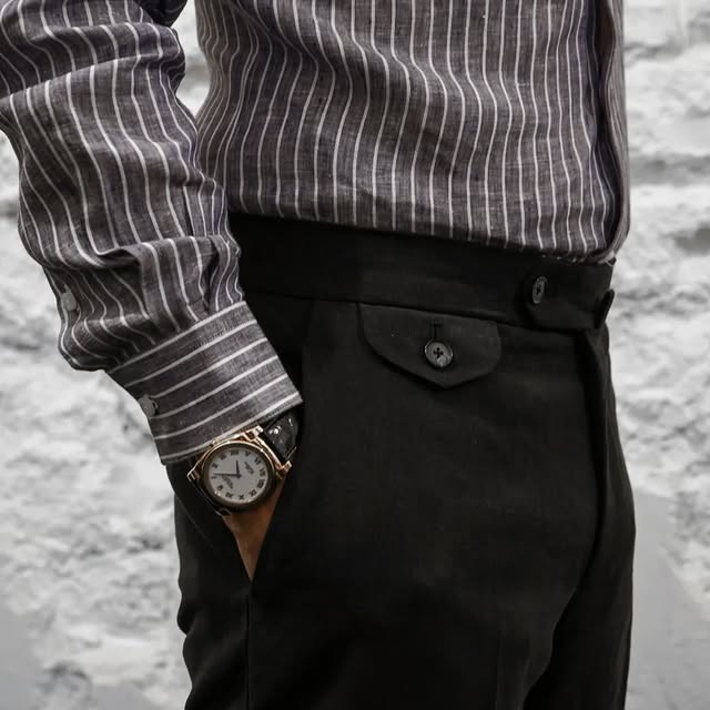 veste rayée blanche